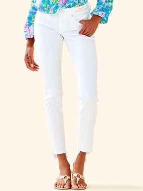 Lilly Pulitzer South Ocean Crop Skinny Jean